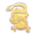 24K Golden Dragon Embossed Sheet with Book Packaging 4.5x2.5 inches (20 mg) - Sticky add to cart bar