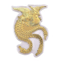 24K Golden Phoenix Embossed Sheet with Book Packaging 4.5x2.5 inches (20 mg) - Sticky add to cart bar