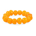 Lab Created Dark Amber Nuggests Stretch Bracelet (6-7In) - Sticky add to cart bar