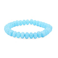Amazonite 86.30 ctw Puffy Rondel Stretch Bracelet (6-7In) - Sticky add to cart bar