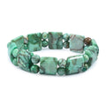 Snowflake Serpentine 159.45 ctw Tanker Plain Stretch Bracelet (6-7In) - Sticky add to cart bar