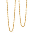 14K Yellow Gold 4mm Rope Chain Necklace 26 Inches 8.10 Grams - Sticky add to cart bar