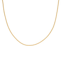 Minimalistic Ball Chain Necklace in 22K Yellow Gold 3.90 Grams 20 Inches