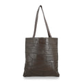 La Marey Black Genuine Leather Handbag with Matching Faux Shoulder Strap - Sticky add to cart bar