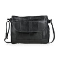 La Marey Black Genuine Leather Shoulder with Faux Leather Strap - Sticky add to cart bar
