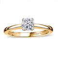 Luxuriant Lab Grown Diamond E-F VS Solitaire Ring in Rhodium Over Sterling Silver (Size 10.0) 0.50 ctw - Sticky add to cart bar
