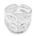 Artistry Tarakashi Collection Filigree Ring in Sterling Silver (Size 10.0) 5.50 Grams - Sticky add to cart bar
