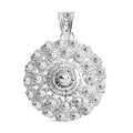 Artistry Tarakashi Collection Sterling Silver Floral Pendant without Chain (4.05 Grams) - Sticky add to cart bar