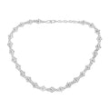 Artistry Tarakashi Collection Floral Necklace in Sterling Silver 16.40 Grams (18 Inches) - Sticky add to cart bar