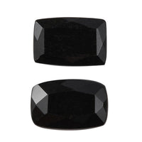 Black Tourmaline Set of 2 (Cush 6x4 mm) 0.91 ctw Loose Gemstone