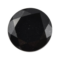 Black Tourmaline (Rnd 10 mm) 3.67 ctw Loose Gemstone