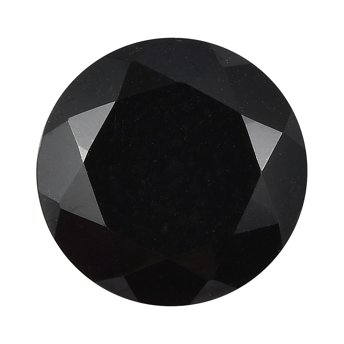 Black Tourmaline (Rnd 9 mm) 2.43 ctw Loose Gemstone