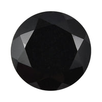 Black Tourmaline (Rnd 9 mm) 2.43 ctw Loose Gemstone