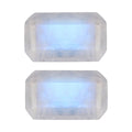 AA Rainbow Moonstone Set of 2 (Oct 5x3 mm) 0.47 ctw Loose Gemstone - Sticky add to cart bar