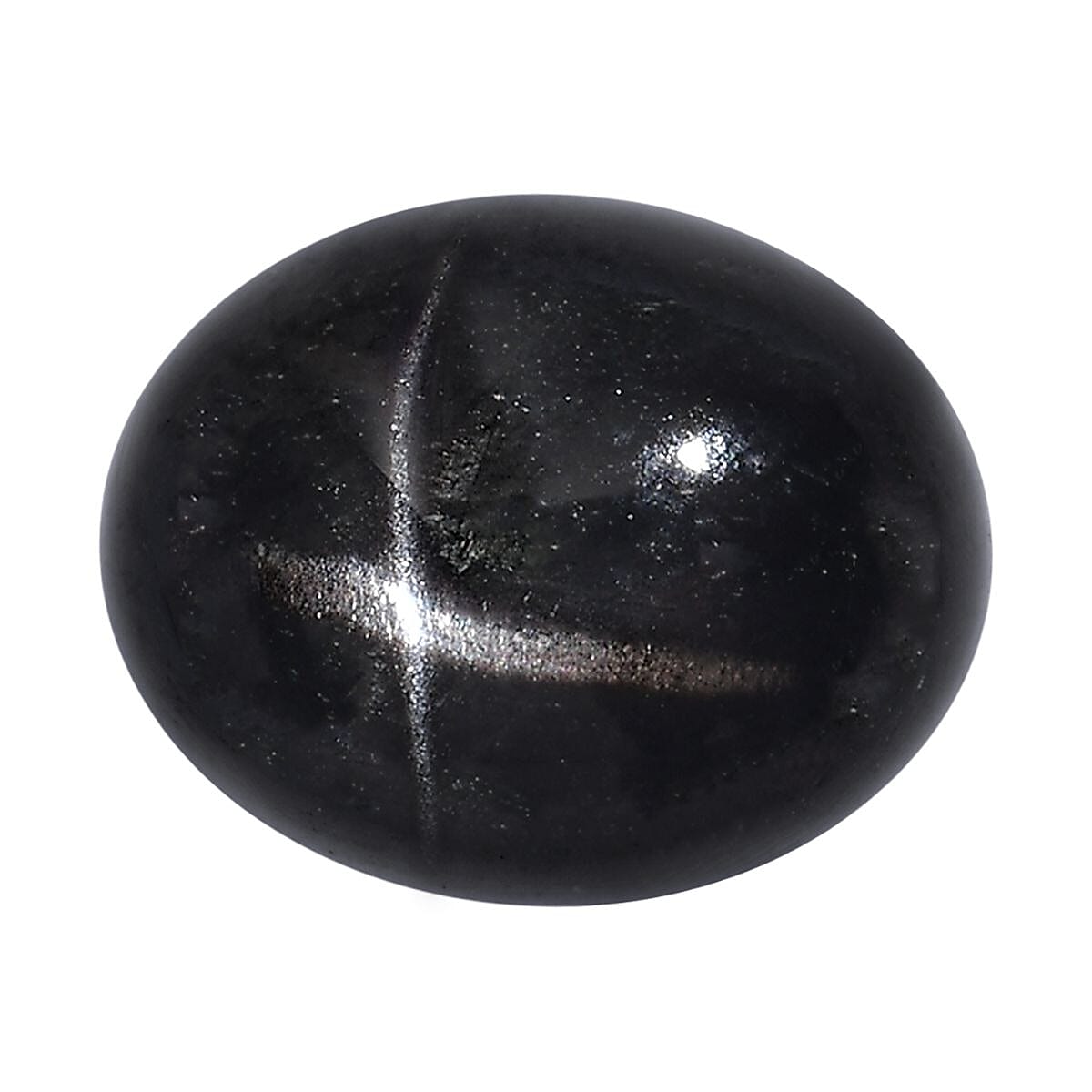 Black Star Diopside (Ovl 11x9 mm) 3.98 ctw Loose Gemstone