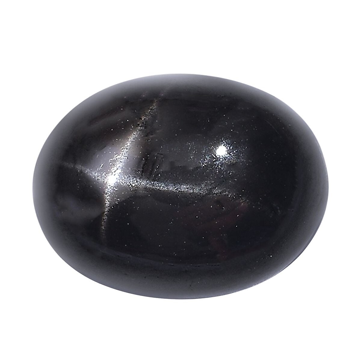 Black Star Diopside (Ovl 9x7 mm) 2.08 ctw Loose Gemstone