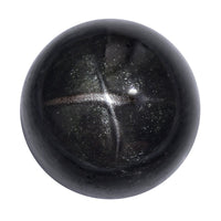 Black Star Diopside (Rnd 11 mm) 6.82 ctw Loose Gemstone