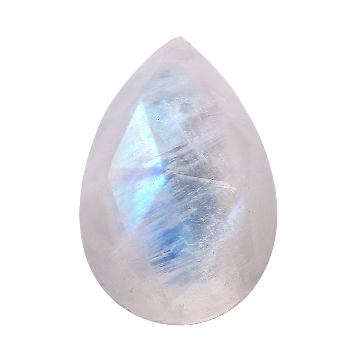 Rainbow Moonstone (Pear 12x8 mm) 2.90 ctw Loose Gemstone