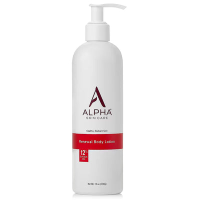 ALPHA Skincare Renewal Body Lotion with 12% Glycolic AHA (12oz)