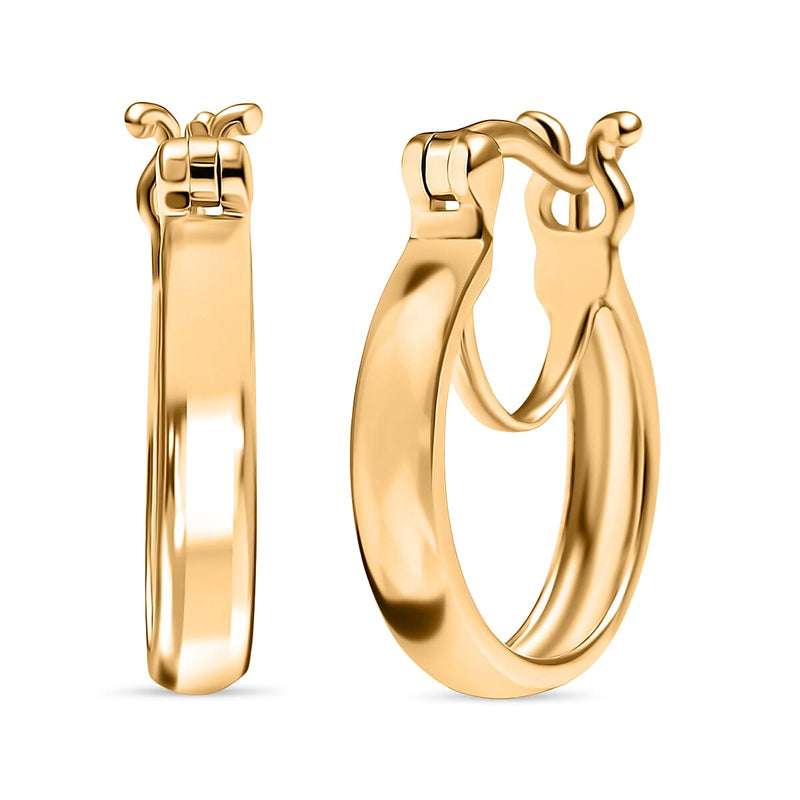 10K Yellow Gold Eternal Hoop Earrings (2.95 Grams)