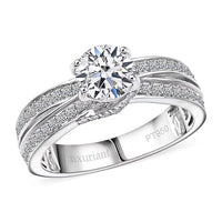 IGI Certified Luxuriant Lab Grown Diamond E-F VS 1.50 ctw Ring in 950 Platinum