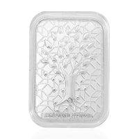 999 Fine Silver Life of Tree Emboss Bar 31x45.5mm (0.01g)
