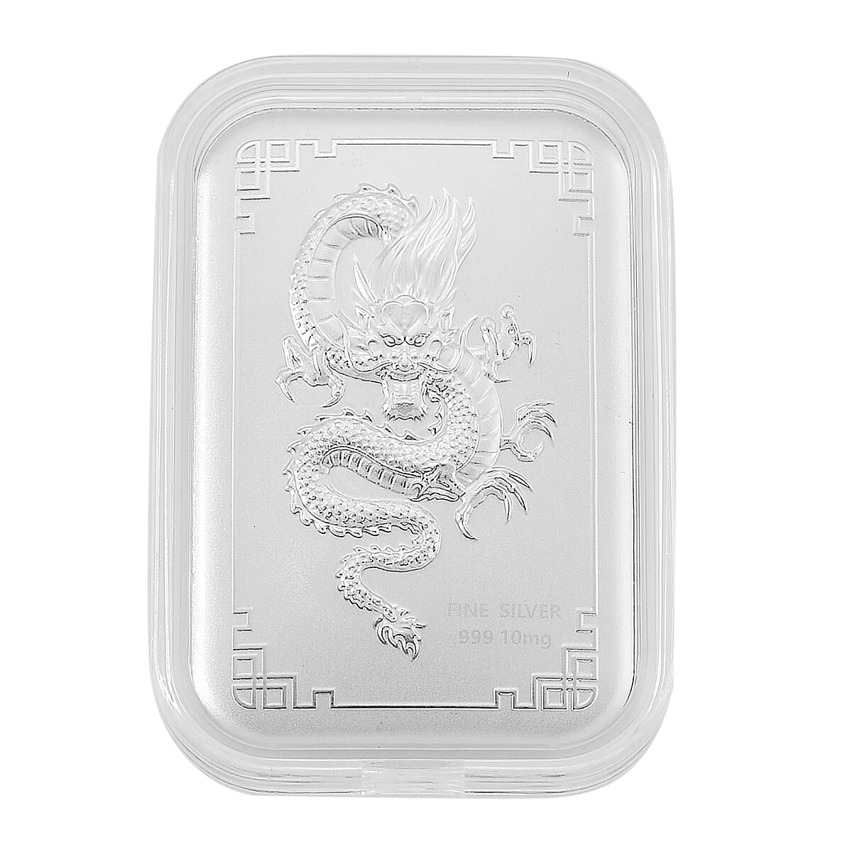 999 Fine Silver Dragon Emboss Sheet 31x45.5mm (10mg)