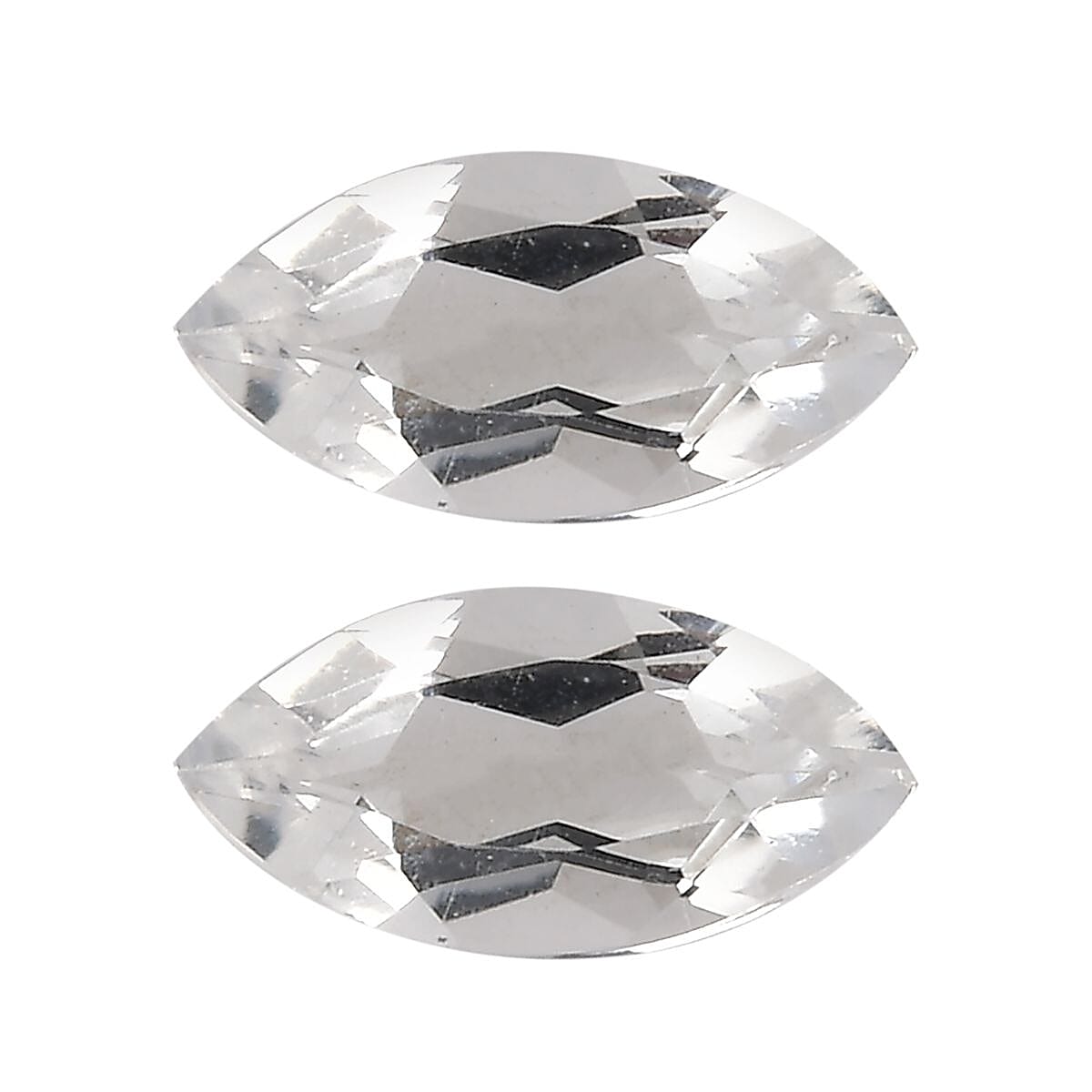 Brazilian Petalite Set of 2 (Mrq 5x2.5 mm) 0.20 ctw Loose Gemstone