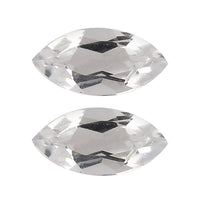 Brazilian Petalite Set of 2 (Mrq 5x2.5 mm) 0.20 ctw Loose Gemstone
