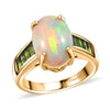 Ethiopian Welo Opal & Chrome Diopside