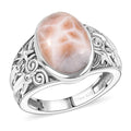 D’Joy Artisan Crafted Natrolite 5.35 ctw Dolphin Ring in Sterling Silver (Size 10.0) - Sticky add to cart bar