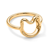 14K YG Over Sterling Silver Ring (Size 6.0) (2.65 g)