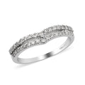 Diamond Band Ring in 14K RG Over Sterling Silver (Size 7.0) 0.33 ctw - Sticky add to cart bar