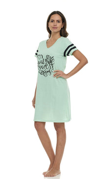 Lati Fashions Baby Pink Sleep Shirt - M