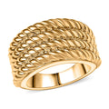 EverTrue Wave Ring in 18K YG Plated Bronze (Size 10.0) - Sticky add to cart bar