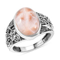 D’Joy Artisan Crafted Natrolite 5.80 ctw Turtle Ring in Sterling Silver (Size 10.0) - Sticky add to cart bar