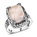 D’Joy Artisan Crafted Natrolite Turtle Ring in Sterling Silver (Size 10.0) (Del. in 10-12 Days) 6.90 ctw - Sticky add to cart bar