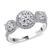 IGI Certified Luxuriant Lab Grown Diamond E-F VS 2.00 ctw Ring in 950 Platinum