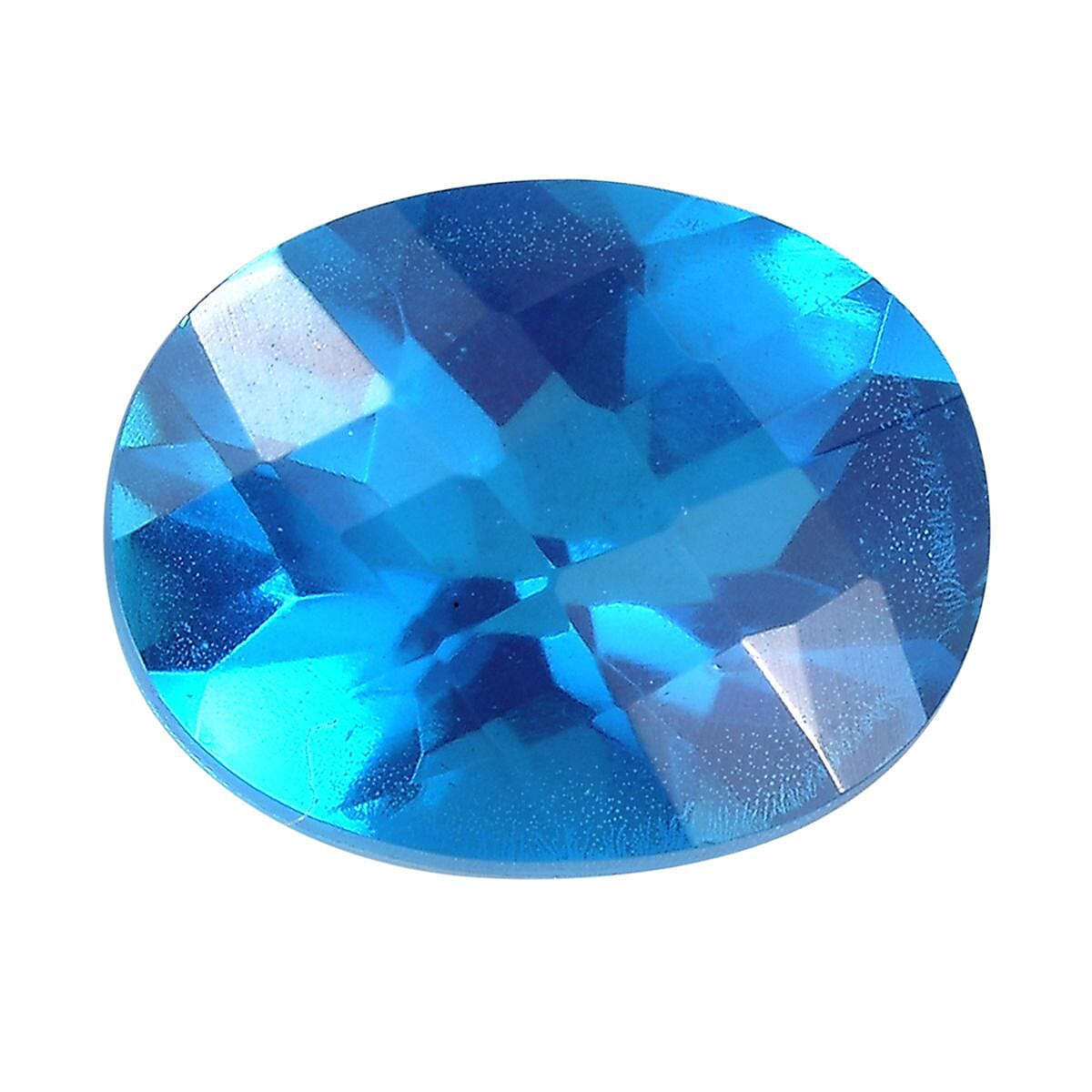 Caribbean Quartz (Ovl 9x7 mm) 1.90 ctw Loose Gemstone