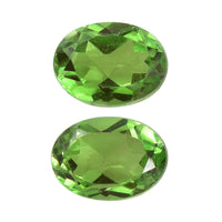 Chartreuse Quartz Set of 2 (Ovl 7x5 mm) 1.86 ctw Loose Gemstone