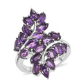EverTrue African Amethyst Ring in Stainless Steel (Size 10.0) 4.30 ctw - Sticky add to cart bar
