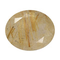 AA Golden Rutilated Quartz (Ovl 11x9 mm) 2.70 ctw Loose Gemstone - Sticky add to cart bar