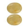 AA Golden Rutilated Quartz Set of 2 (Ovl 8x6 mm) 2.10 ctw Loose Gemstone - Sticky add to cart bar