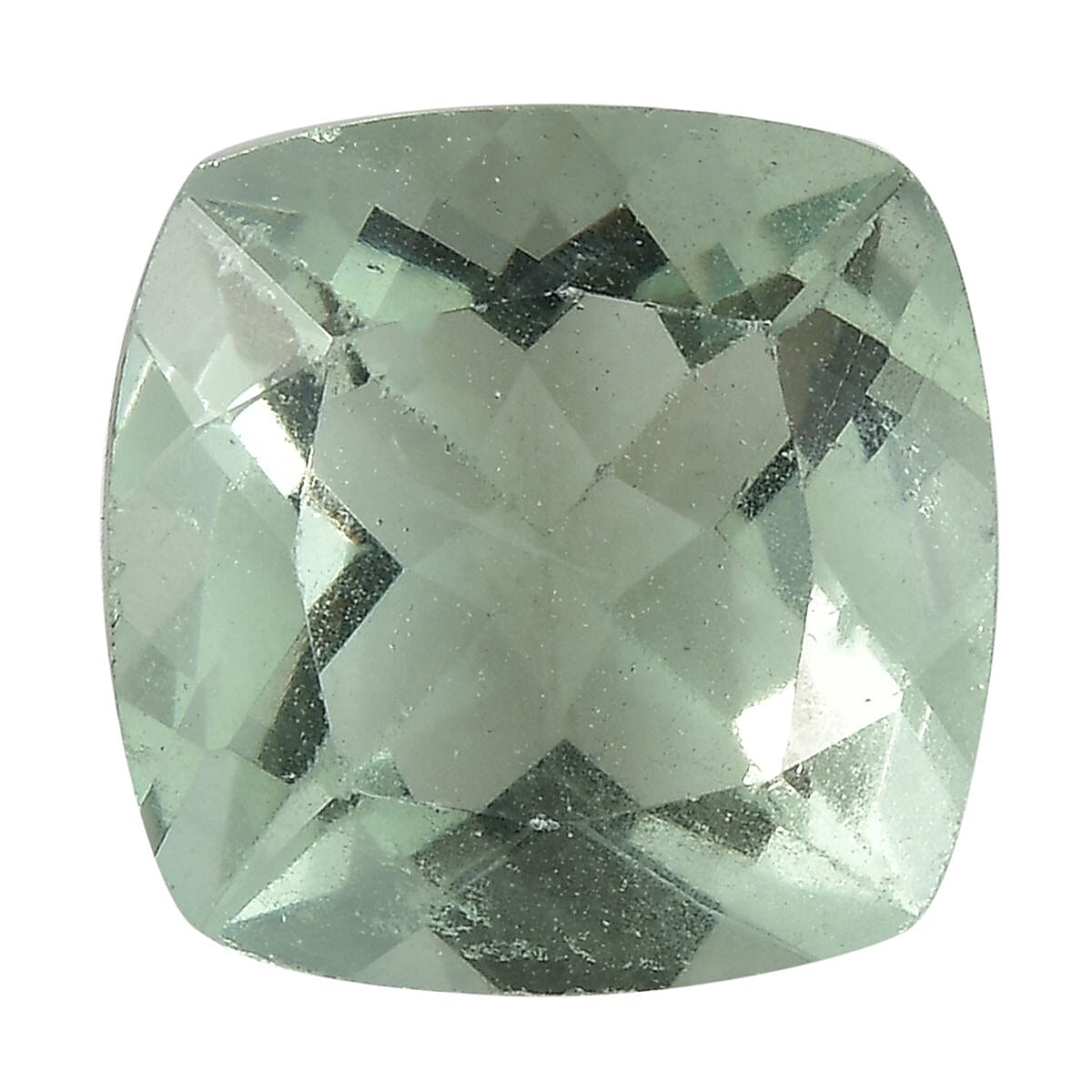 Green Fluorite (Cush 10x10 mm) 4.50 ctw Loose Gemstone