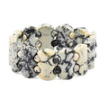 Fancy White Turquoise 255.85 ctw Stretch Bracelet (6-7In) - Sticky add to cart bar