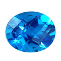 Caribbean Quartz (Ovl 12x10 mm) 5.03 ctw Loose Gemstone - Sticky add to cart bar