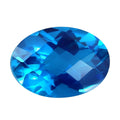 Caribbean Quartz (Ovl 14x10 mm) 5.50 ctw Loose Gemstone - Sticky add to cart bar