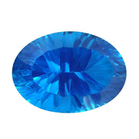 Caribbean Quartz (Ovl 14x10 mm) 6.03 ctw Loose Gemstone