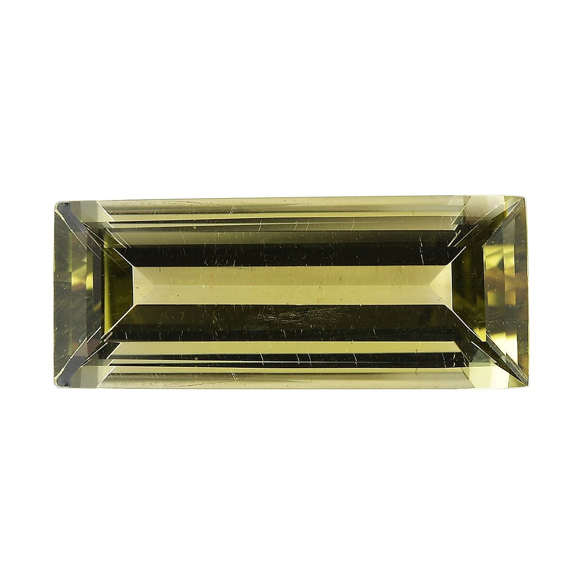 AAA Green Gold Quartz (Bgt 20x8 mm) 6.75 ctw Loose Gemstone