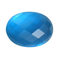 Caribbean Quartz (Ovl 16x12 mm) 9.70 ctw Loose Gemstone
